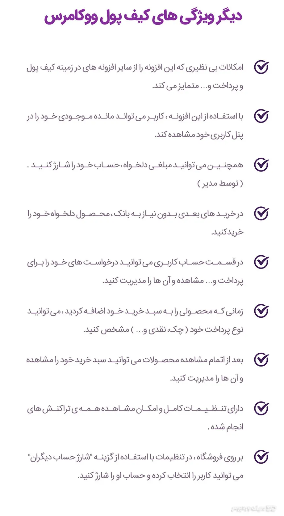 افزونه قدرتمند کیف پول ووکامرس Woocommerce Wallet