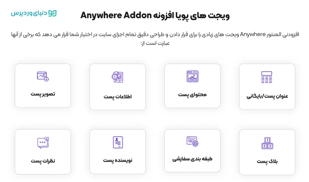 افزونه Anywhere Elementor Pro Addon