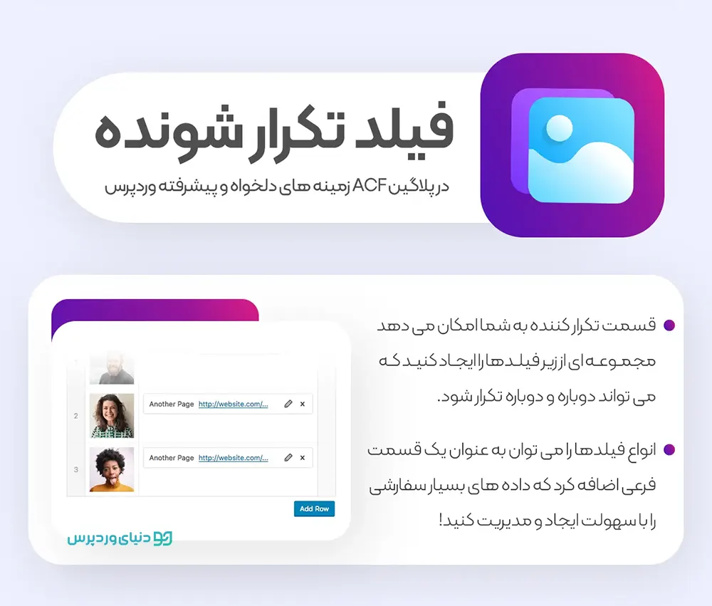افزونه زمینه های دلخواه و سفارشی Advanced Custom Fields