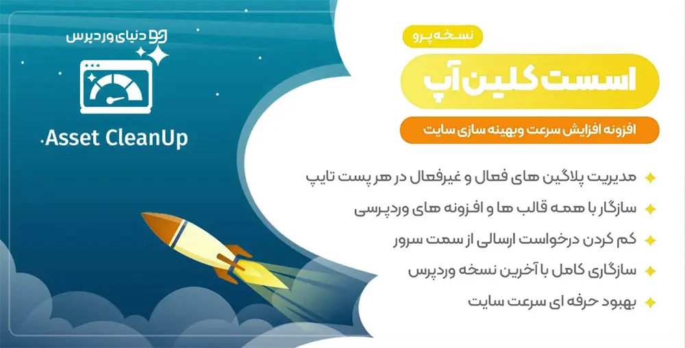 افزونه Asset CleanUp Pro - کم کردن حجم و افزایش سرعت لود سایت