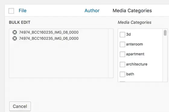 سازماندهی کتابخانه وردپرس - Media Library Organizer Pro