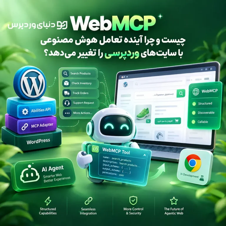 WebMCP چیست و چرا آینده تعامل هوش مصنوعی با سایت‌های وردپرسی را تغییر می‌دهد؟