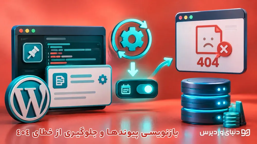 بازنویسی پیوندها و جلوگیری از خطای 404